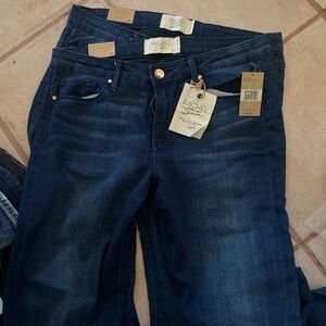 RACHEL Rachel Roy Women's Deep Blue Boot Cut Jeans 30x34